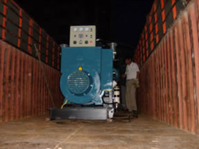 出口南非發(fā)電機(jī)組交貨